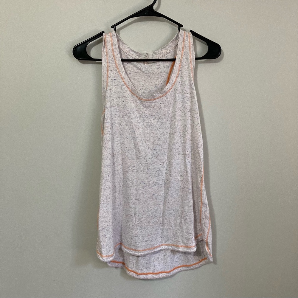 Calia by Carrie Underwood, workout tank top, soft purple and peach hues, medium